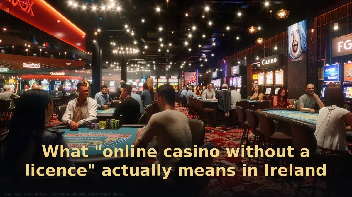 What "online casino without a licence" actually means in Ireland