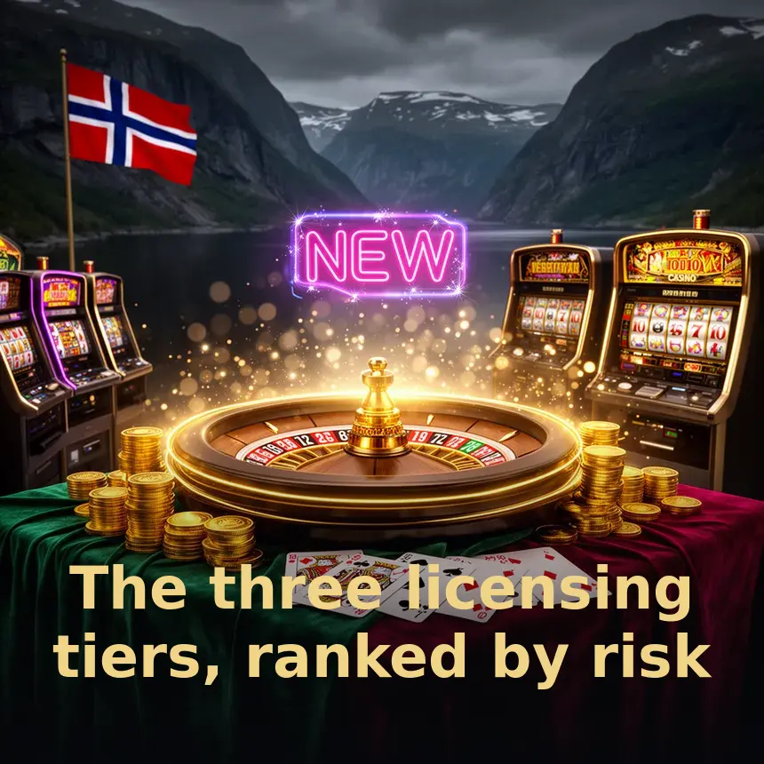 The three licensing tiers, ranked by risk